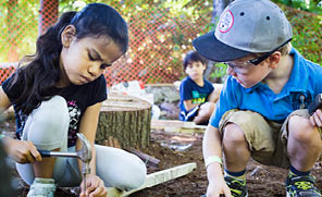 Canyon Springs has Coquitlam's popup Adventure Playground where kids learn to build.